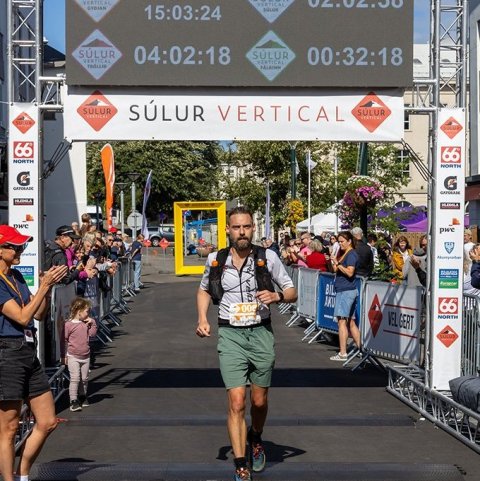Súlur vertical fjallahlaupið, laugardaginn 2. ágúst 2025. Mynd: Axel Darri Þórhallsson