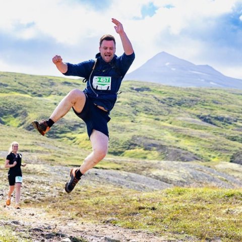 Súlur vertical fjallahlaupið, laugardaginn 2. ágúst 2025. Mynd: Ármann Hinrik