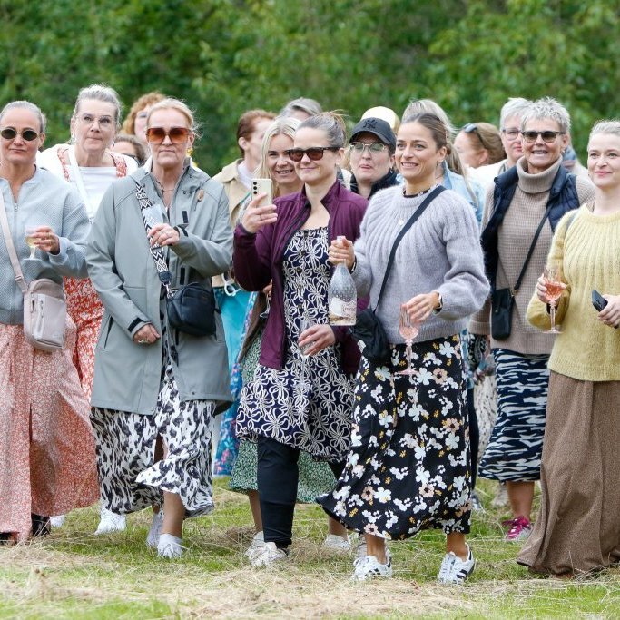 Sumarkjóla- og freyðivínshlaupið 2025. Ljósmyndari: Rakel Hinriksdóttir