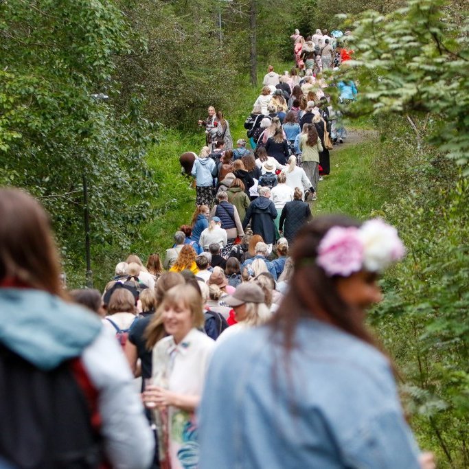 Sumarkjóla- og freyðivínshlaupið 2025. Ljósmyndari: Rakel Hinriksdóttir