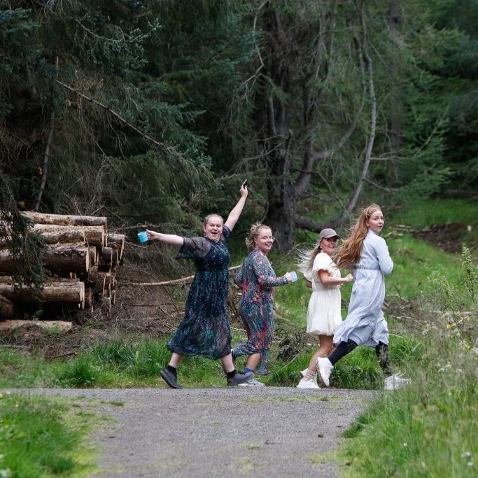 Sumarkjóla- og freyðivínshlaupið 2025. Ljósmyndari: Rakel Hinriksdóttir