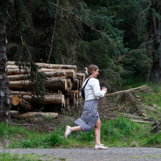 Sumarkjóla- og freyðivínshlaupið 2025. Ljósmyndari: Rakel Hinriksdóttir