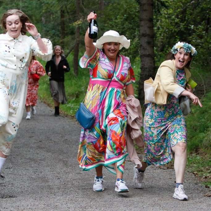 Sumarkjóla- og freyðivínshlaupið 2025. Ljósmyndari: Rakel Hinriksdóttir