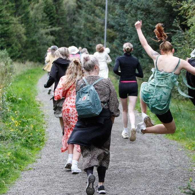 Sumarkjóla- og freyðivínshlaupið 2025. Ljósmyndari: Rakel Hinriksdóttir