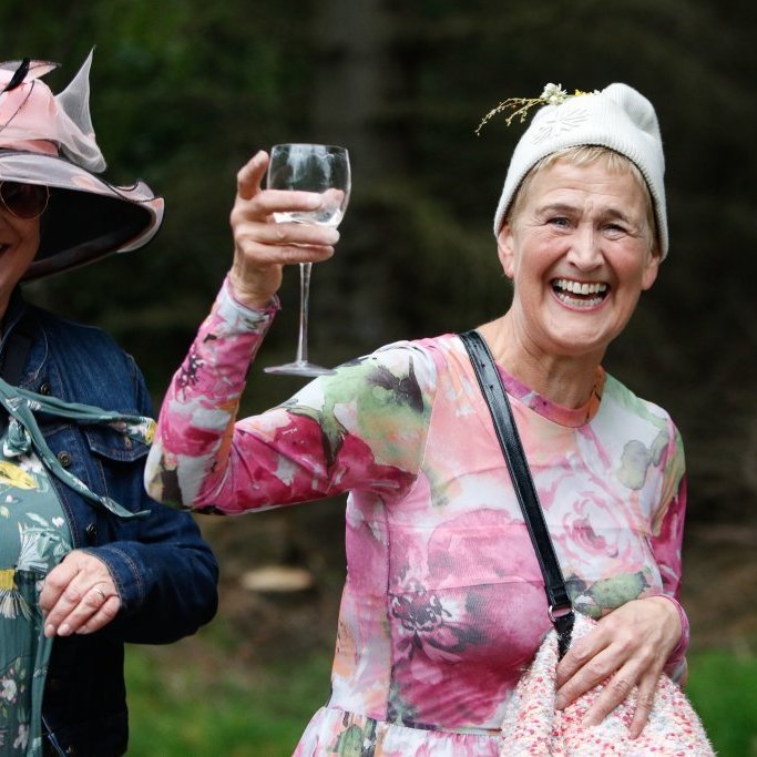 Sumarkjóla- og freyðivínshlaupið 2025. Ljósmyndari: Rakel Hinriksdóttir