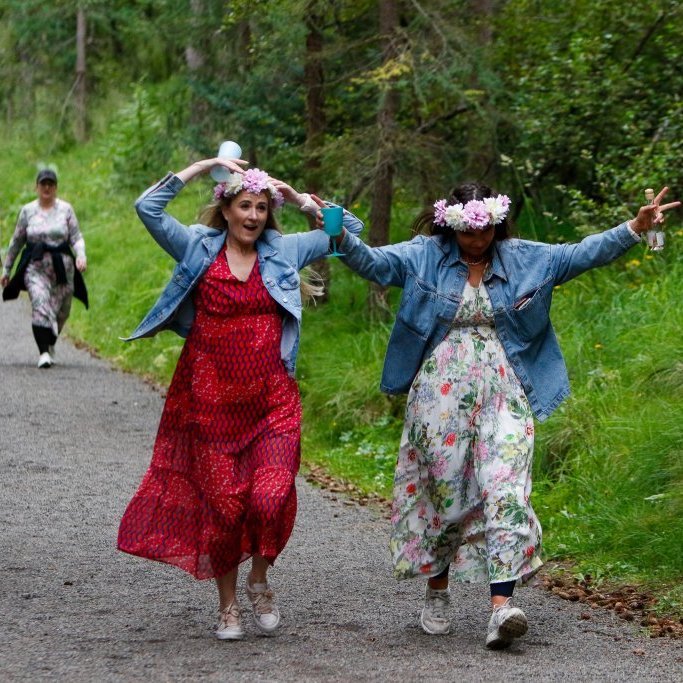 Sumarkjóla- og freyðivínshlaupið 2025. Ljósmyndari: Rakel Hinriksdóttir