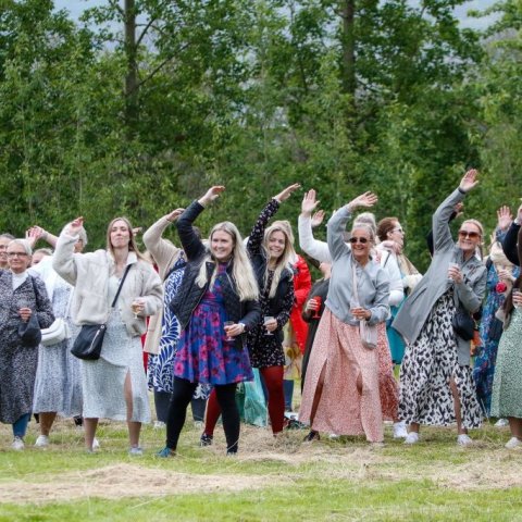 Sumarkjóla- og freyðivínshlaupið 2025. Ljósmyndari: Rakel Hinriksdóttir