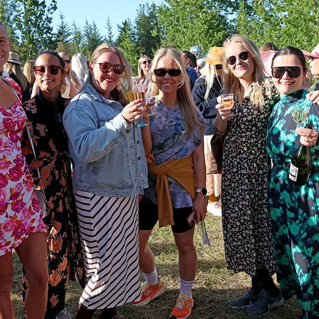 Sumarkjóla- og freyðivínshlaupið í Kjarnaskógi - Ein með öllu 2026. Mynd: Skapti Hallgrímsson
