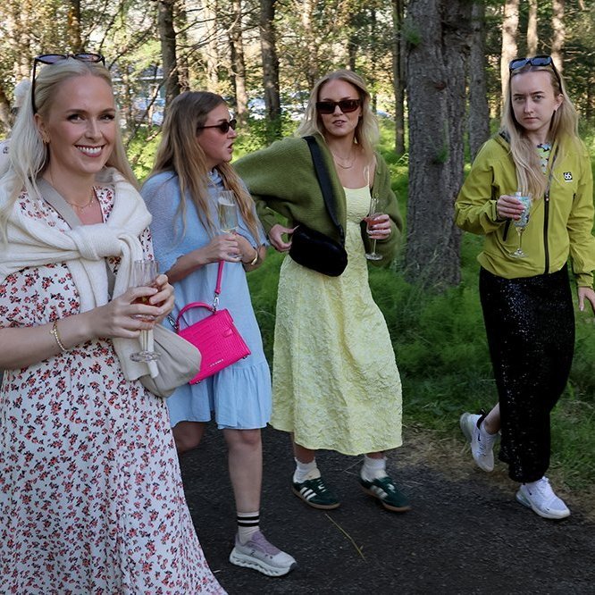 Sumarkjóla- og freyðivínshlaupið í Kjarnaskógi - Ein með öllu 2026. Mynd: Skapti Hallgrímsson