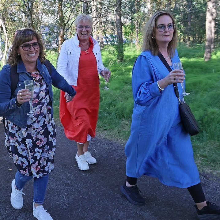 Sumarkjóla- og freyðivínshlaupið í Kjarnaskógi - Ein með öllu 2026. Mynd: Skapti Hallgrímsson