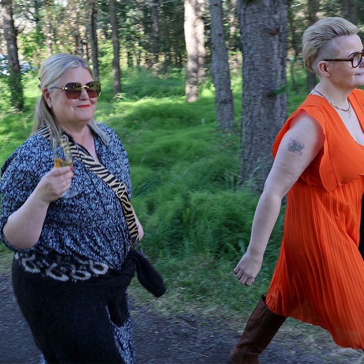 Sumarkjóla- og freyðivínshlaupið í Kjarnaskógi - Ein með öllu 2026. Mynd: Skapti Hallgrímsson
