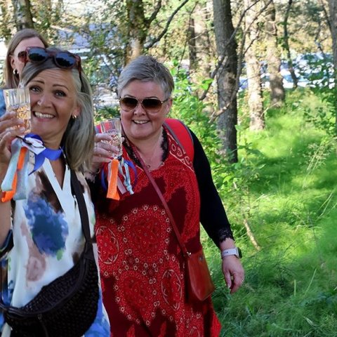 Sumarkjóla- og freyðivínshlaupið í Kjarnaskógi - Ein með öllu 2026. Mynd: Skapti Hallgrímsson