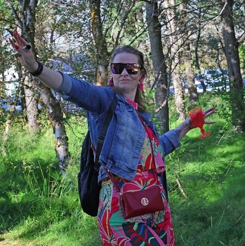 Sumarkjóla- og freyðivínshlaupið í Kjarnaskógi - Ein með öllu 2026. Mynd: Skapti Hallgrímsson