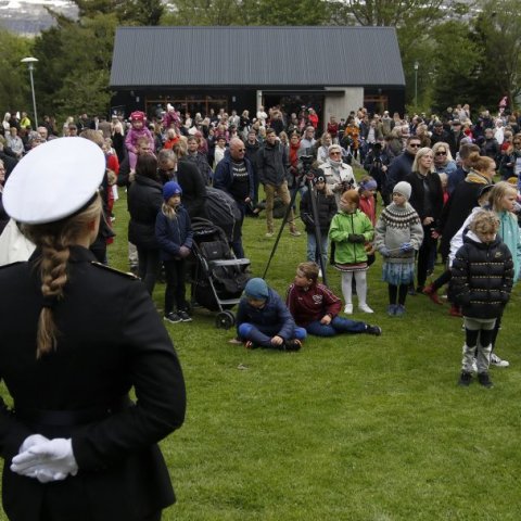 17. júní – Hátíðarsamkoma í Lystigarðinum. © Skapti Hallgrímsson.