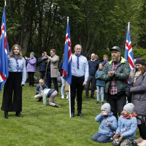 17. júní – Hátíðarsamkoma í Lystigarðinum. © Skapti Hallgrímsson.