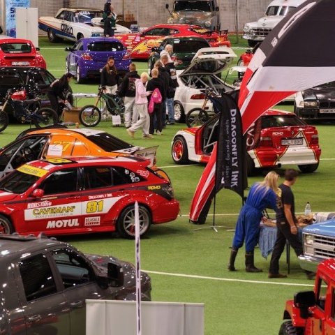 Þjóðhátíðardagurinn 2026 - Bílasýning í Boganum. Mynd: Þorgeir Baldursson