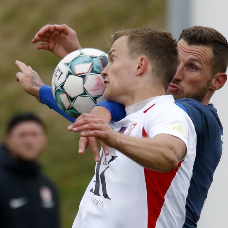 Þór - ÍBV 1:1 í 6. umferð Lengjudeildarinnar, 18. júlí 2020. Orri Sigurjónsson og Gary Martin. Ljósmynd: Skapti Hallgrímsson
