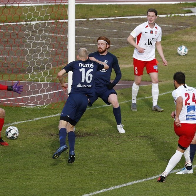 Þór - Keflavík 1:3 í 16. umferð Lengjudeildarinnar, 7. september 2020. Alvaro Montejo (24) gerir mark Þórs. Ljósmynd: Skapti Hallgrímsson