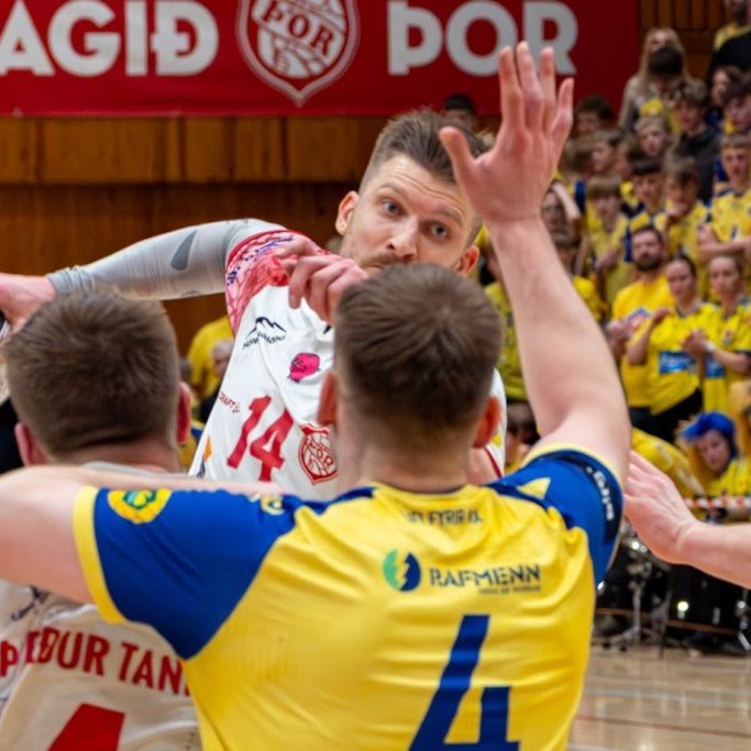 Lokaumferð Olísdeildarinnar í handbolta, Þór-KA 31:31. Mynd: Ármann Hinrik