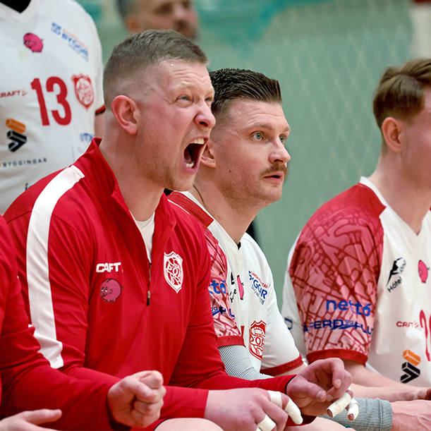 Þór - HK2 37:29 í lokaumferð Grill66 deildarinnar, næst efstu deildar Íslandsmótsins í handbolta. Þór sigrar þar með í deildinni og tryggir sér á ný sæti í efstu deild, Olísdeildinni. Mynd: Skapti Hallgrímsson