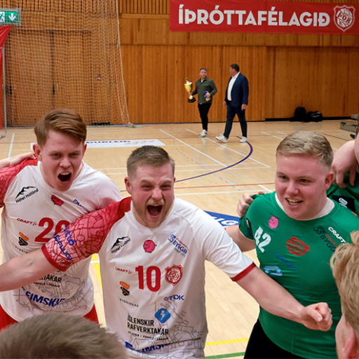 Þór - HK2 37:29 í lokaumferð Grill66 deildarinnar, næst efstu deildar Íslandsmótsins í handbolta. Þór sigrar þar með í deildinni og tryggir sér á ný sæti í efstu deild, Olísdeildinni. Mynd: Skapti Hallgrímsson