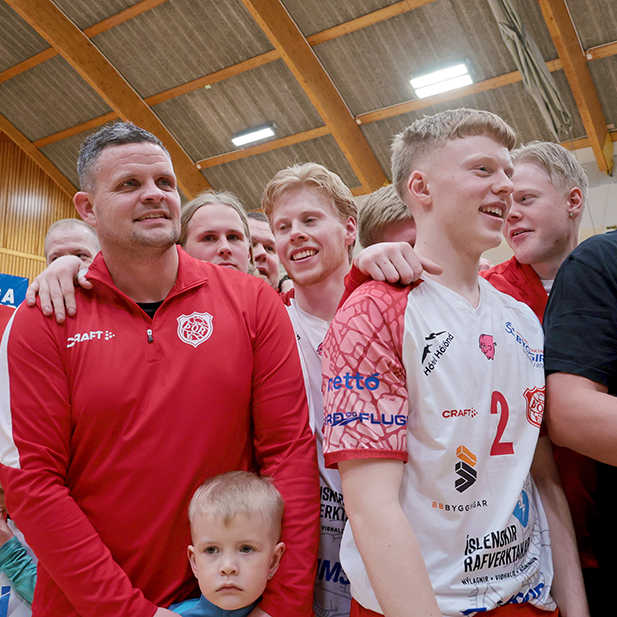 Þór - HK2 37:29 í lokaumferð Grill66 deildarinnar, næst efstu deildar Íslandsmótsins í handbolta. Þór sigrar þar með í deildinni og tryggir sér á ný sæti í efstu deild, Olísdeildinni. Mynd: Skapti Hallgrímsson