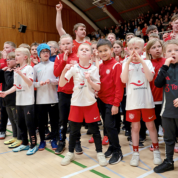 Þór - HK2 37:29 í lokaumferð Grill66 deildarinnar, næst efstu deildar Íslandsmótsins í handbolta. Þór sigrar þar með í deildinni og tryggir sér á ný sæti í efstu deild, Olísdeildinni. Mynd: Skapti Hallgrímsson