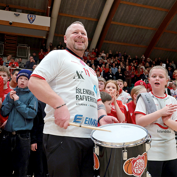 Þór - HK2 37:29 í lokaumferð Grill66 deildarinnar, næst efstu deildar Íslandsmótsins í handbolta. Þór sigrar þar með í deildinni og tryggir sér á ný sæti í efstu deild, Olísdeildinni. Mynd: Skapti Hallgrímsson