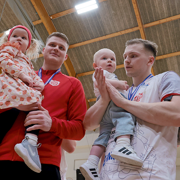 Þór - HK2 37:29 í lokaumferð Grill66 deildarinnar, næst efstu deildar Íslandsmótsins í handbolta. Þór sigrar þar með í deildinni og tryggir sér á ný sæti í efstu deild, Olísdeildinni. Mynd: Skapti Hallgrímsson