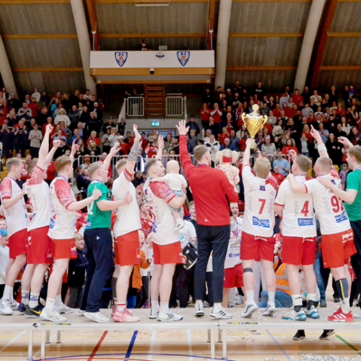 Þór - HK2 37:29 í lokaumferð Grill66 deildarinnar, næst efstu deildar Íslandsmótsins í handbolta. Þór sigrar þar með í deildinni og tryggir sér á ný sæti í efstu deild, Olísdeildinni. Mynd: Skapti Hallgrímsson