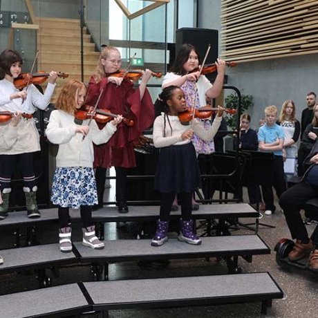 Tónlistarskólinn á Akureyri 80 ára. Mynd: Þorgeir Baldursson