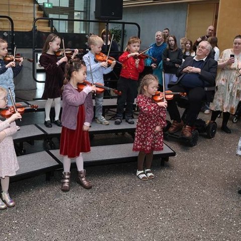 Tónlistarskólinn á Akureyri 80 ára. Mynd: Þorgeir Baldursson