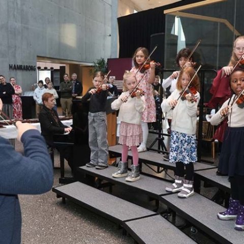 Tónlistarskólinn á Akureyri 80 ára. Mynd: Þorgeir Baldursson