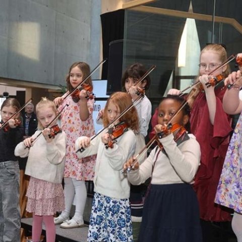 Tónlistarskólinn á Akureyri 80 ára. Mynd: Þorgeir Baldursson