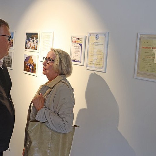 Sýningin „Fagur fiskur úr sjó“ opnuð í Iðnaðarsafninu í tilefni 80 ára afmælis Útgerðarfélags Akureyringa. Mynd: Skapti Hallgrímsson