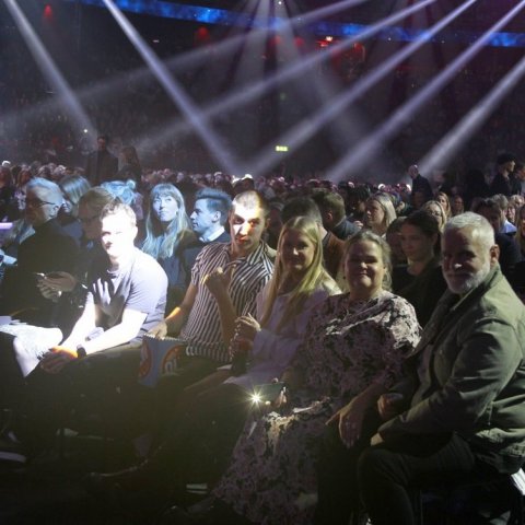 Úrslitakvöld sænsku Idol söngkeppninnar í Globen © Guðmundur Svansson