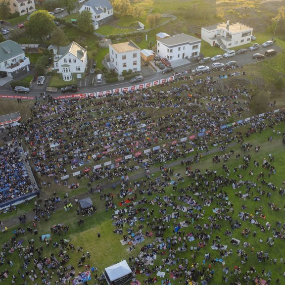 Ein með öllu, Sparitónleikarnir á Akureyrarvelli um kvöldið, sunnudagur 3. ágúst 2025. Mynd: Hilmar Friðjónsson