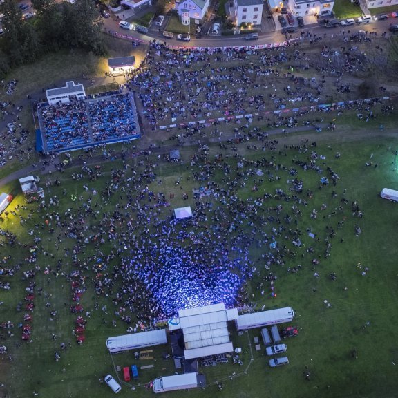 Ein með öllu, Sparitónleikarnir á Akureyrarvelli um kvöldið, sunnudagur 3. ágúst 2025. Mynd: Hilmar Friðjónsson