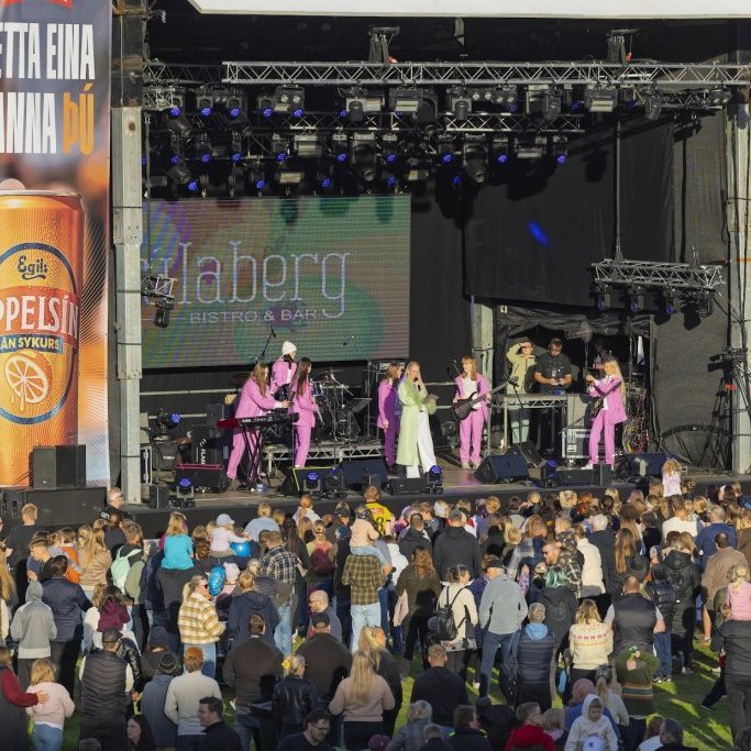 Ein með öllu, Sparitónleikarnir á Akureyrarvelli um kvöldið, sunnudagur 3. ágúst 2025. Mynd: Hilmar Friðjónsson