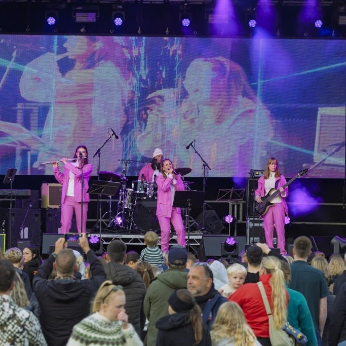 Ein með öllu, Sparitónleikarnir á Akureyrarvelli um kvöldið, sunnudagur 3. ágúst 2025. Mynd: Hilmar Friðjónsson