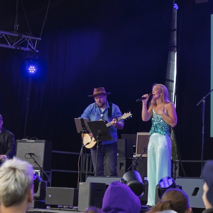 Ein með öllu, Sparitónleikarnir á Akureyrarvelli um kvöldið, sunnudagur 3. ágúst 2025. Mynd: Hilmar Friðjónsson