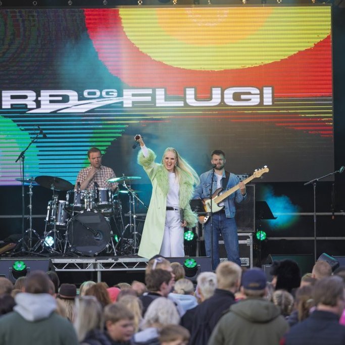 Ein með öllu, Sparitónleikarnir á Akureyrarvelli um kvöldið, sunnudagur 3. ágúst 2025. Mynd: Hilmar Friðjónsson