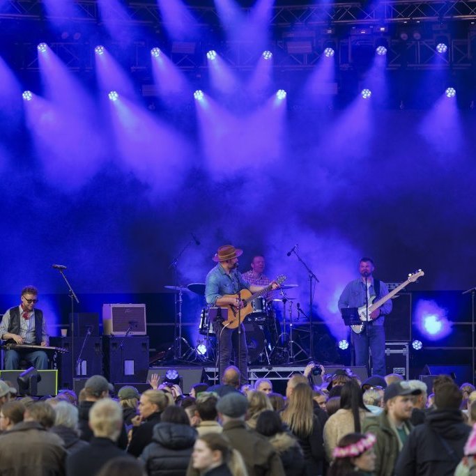 Ein með öllu, Sparitónleikarnir á Akureyrarvelli um kvöldið, sunnudagur 3. ágúst 2025. Mynd: Hilmar Friðjónsson