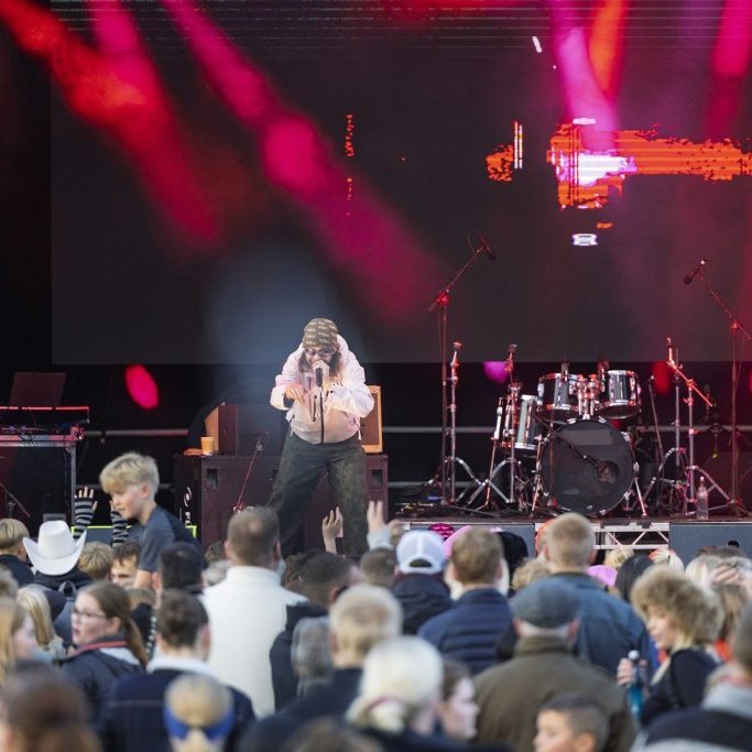 Ein með öllu, Sparitónleikarnir á Akureyrarvelli um kvöldið, sunnudagur 3. ágúst 2025. Mynd: Hilmar Friðjónsson