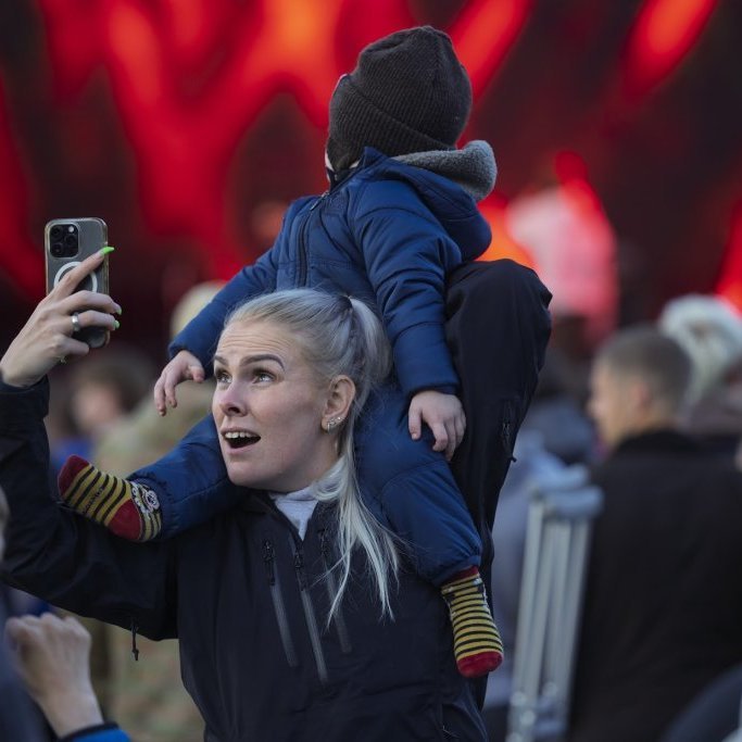 Ein með öllu, Sparitónleikarnir á Akureyrarvelli um kvöldið, sunnudagur 3. ágúst 2025. Mynd: Hilmar Friðjónsson