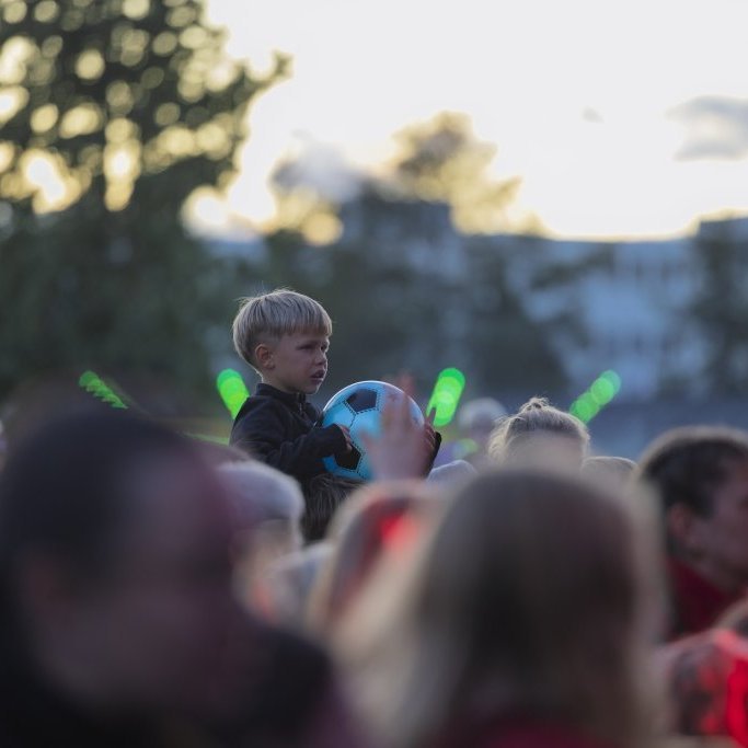 Ein með öllu, Sparitónleikarnir á Akureyrarvelli um kvöldið, sunnudagur 3. ágúst 2025. Mynd: Hilmar Friðjónsson