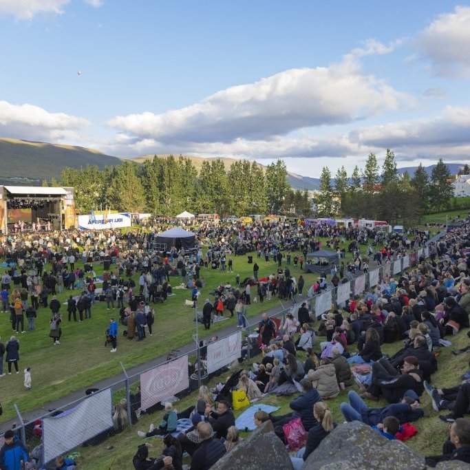 Ein með öllu, Sparitónleikarnir á Akureyrarvelli um kvöldið, sunnudagur 3. ágúst 2025. Mynd: Hilmar Friðjónsson