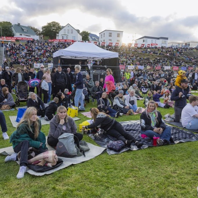 Ein með öllu, Sparitónleikarnir á Akureyrarvelli um kvöldið, sunnudagur 3. ágúst 2025. Mynd: Hilmar Friðjónsson