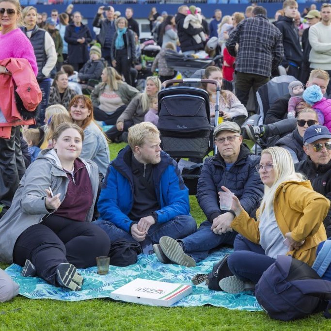 Ein með öllu, Sparitónleikarnir á Akureyrarvelli um kvöldið, sunnudagur 3. ágúst 2025. Mynd: Hilmar Friðjónsson