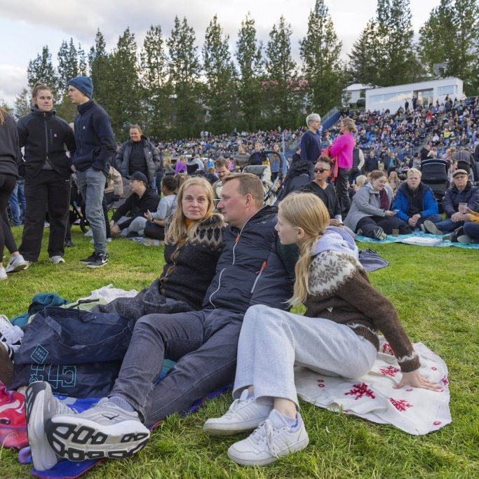 Ein með öllu, Sparitónleikarnir á Akureyrarvelli um kvöldið, sunnudagur 3. ágúst 2025. Mynd: Hilmar Friðjónsson